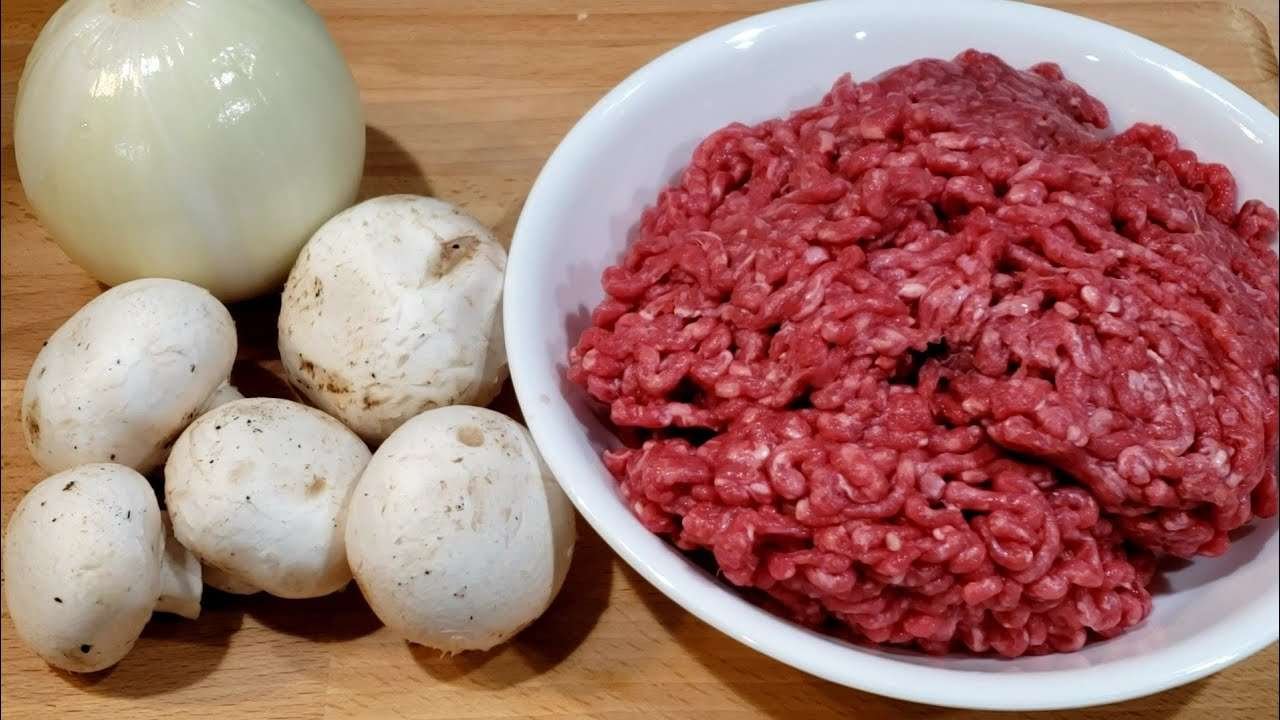 Dinner recipe with ground beef, very easy and quick | minced meat recipe for family dinner