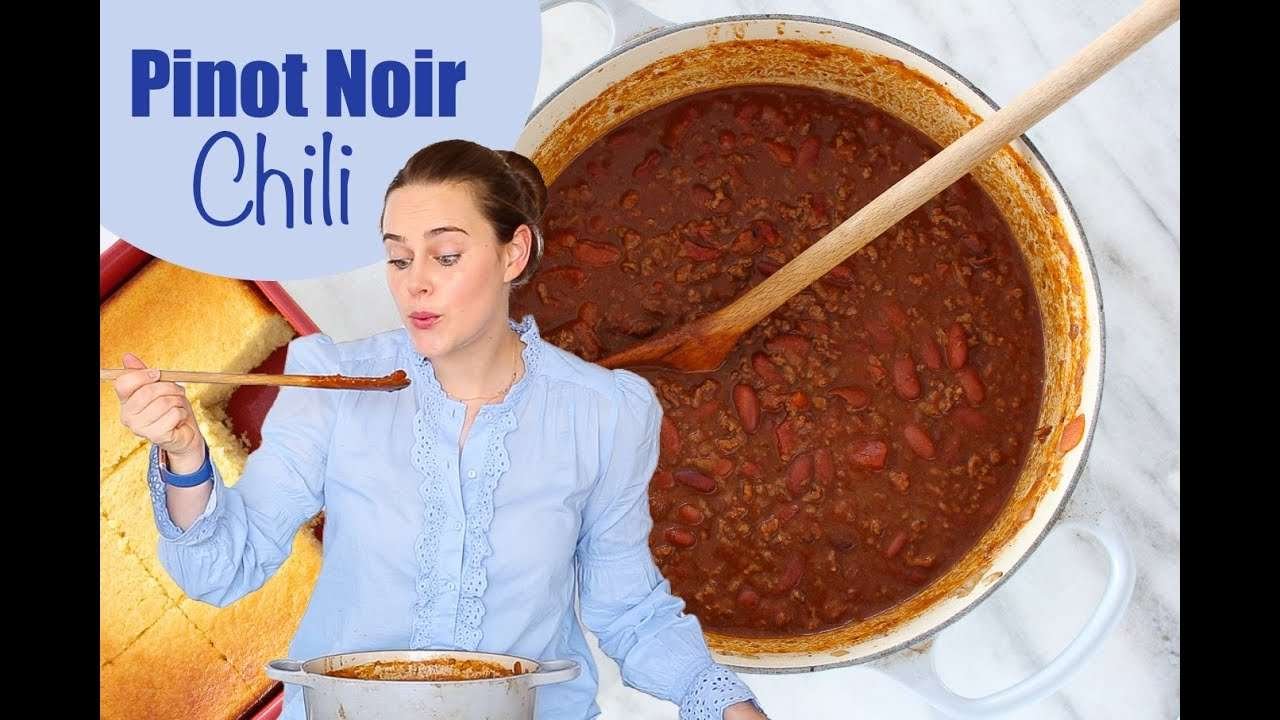 PINOT NOIR CHILI RECIPE: My favorite chili recipe that uses pinot noir as the secret ingredient!