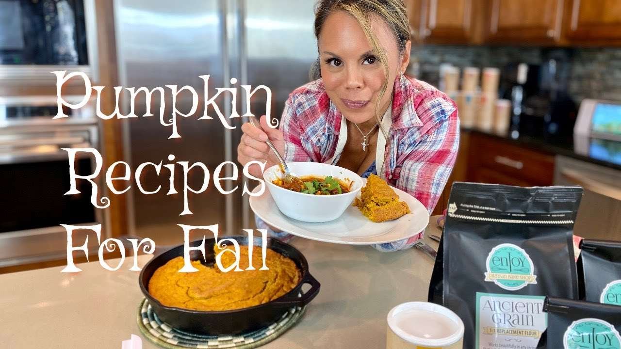 Plant Based Pumpkin Recipes – Chili & Ancient Grain Cornbread