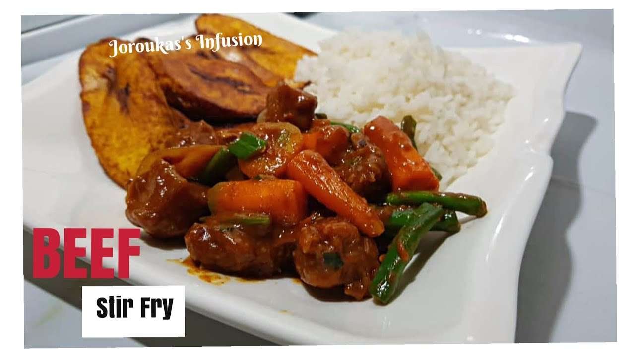 Easy Beef Stir Fry Recipe. Tasty Beef and Vegetable Stir Fry. Quick Dinner Recipe for the Family.