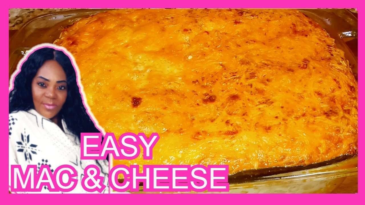 Easy Baked Macaroni and Cheese Recipe