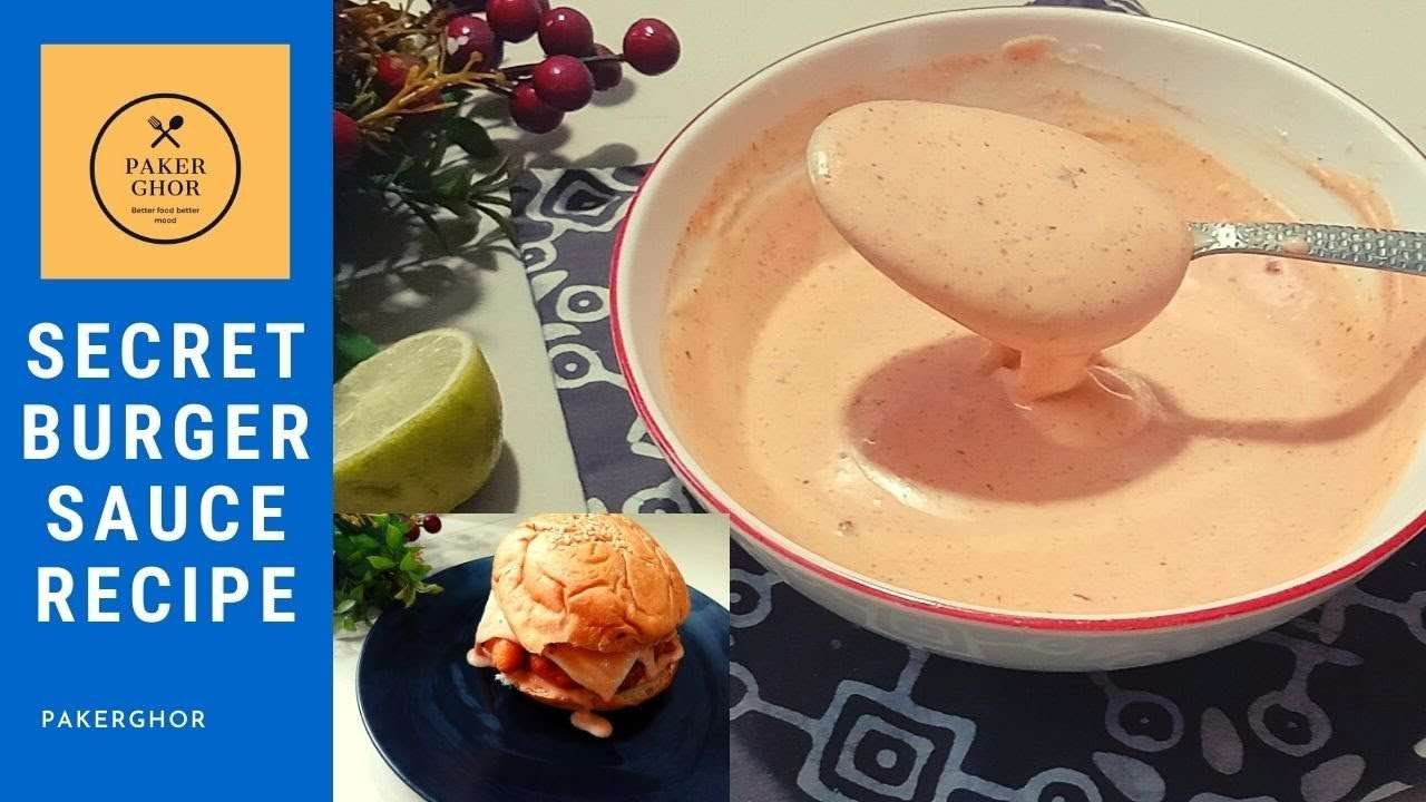 Creamy burger sauce | Big mac sauce recipe | Burger sauce bangla recipe | Secret burger sauce recipe