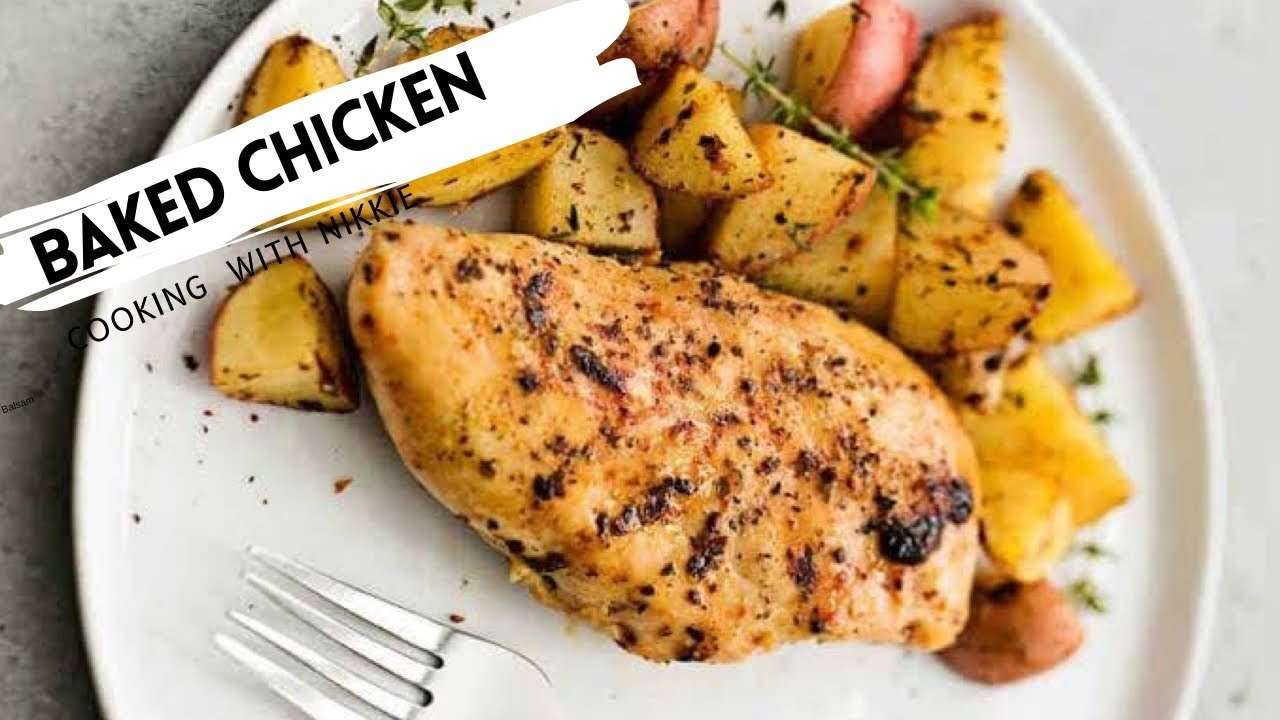 ONE PAN BAKED CHICKEN AND POTATOES RECIPE