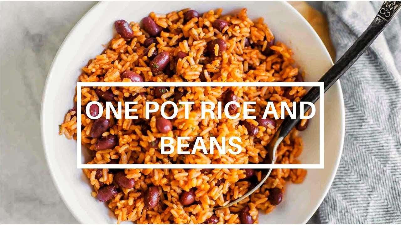 Rice Recipes; How to make One Pot Rice and Beans | Healthy Dinner Recipes | Cook with Me 🍚