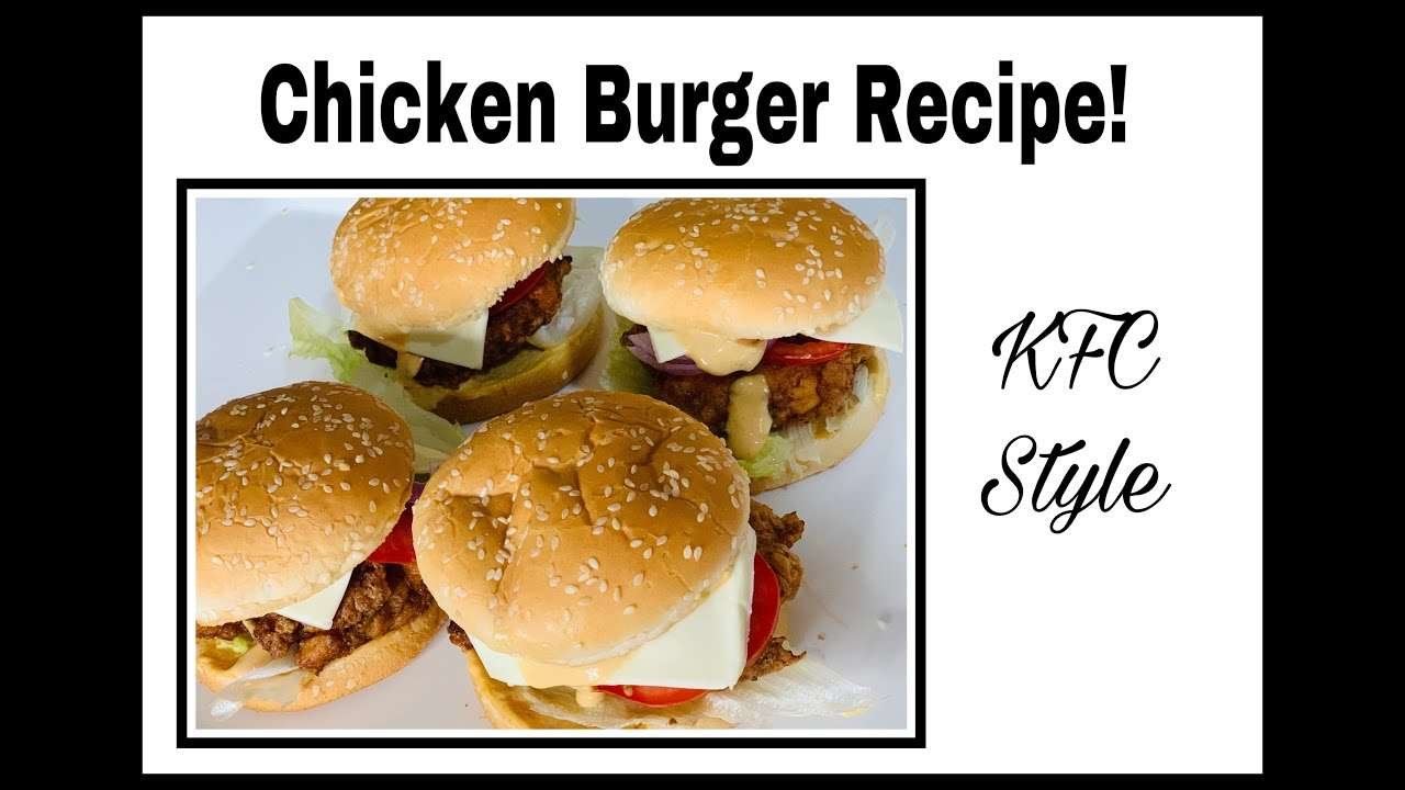 #1 Chicken Burger Recipe KFC Style| Spicy & Tasty| Homemade Burger| KFC Burger|Chicken Burger|Zinger