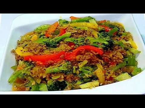 MOST DELICIOUS MINCED BEEF STIR FRY
