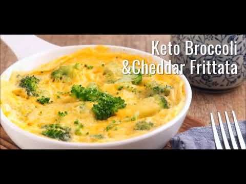 Keto Recipes Easy Meal Prep | Broccoli and Cheddar Frittata