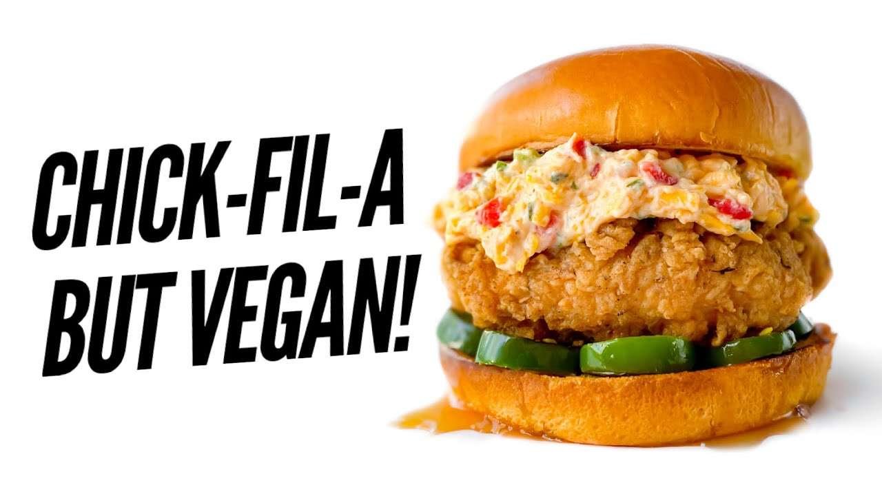 HONEY PEPPER PIMENTO CHICK'N SANDWICH! Let's VEGANIZE some CHICK-FIL-A!