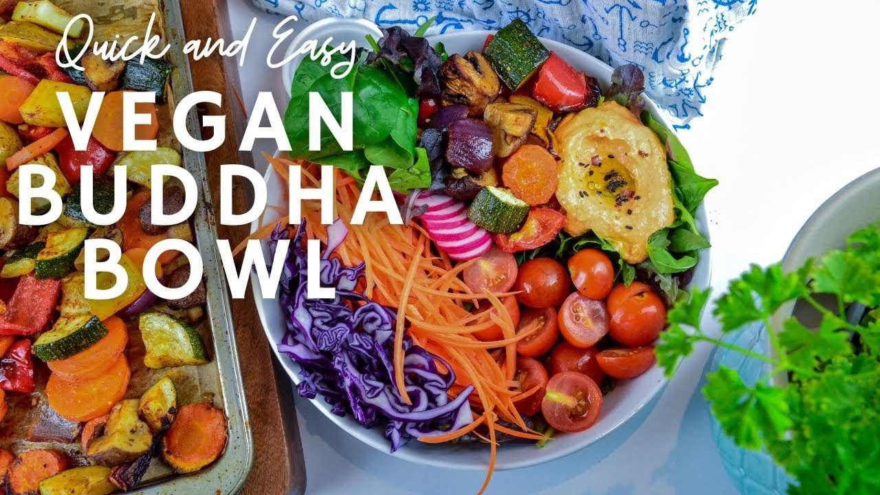 Vegan Buddha Bowl Recipe | Roasted Veggie Bowl | By Vegan Routes