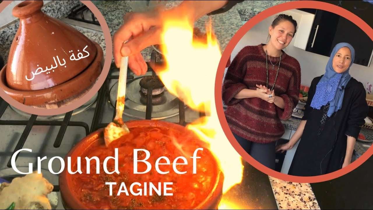 How to Make Ground Beef & Egg Tagine | In Tomato Sauce | كفة بالبيض | Grain Free | Dairy Free