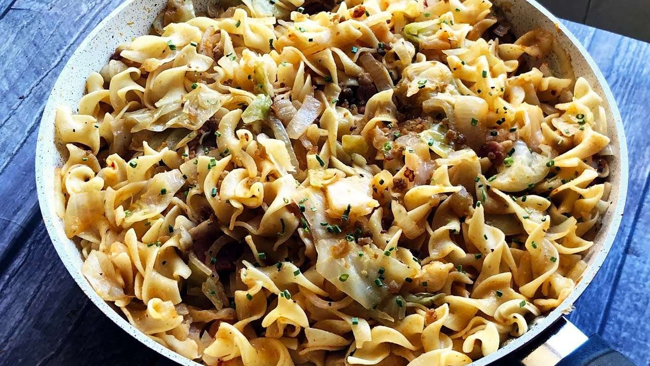 Haluski recipe – Polish Cabbage and Egg Noodles