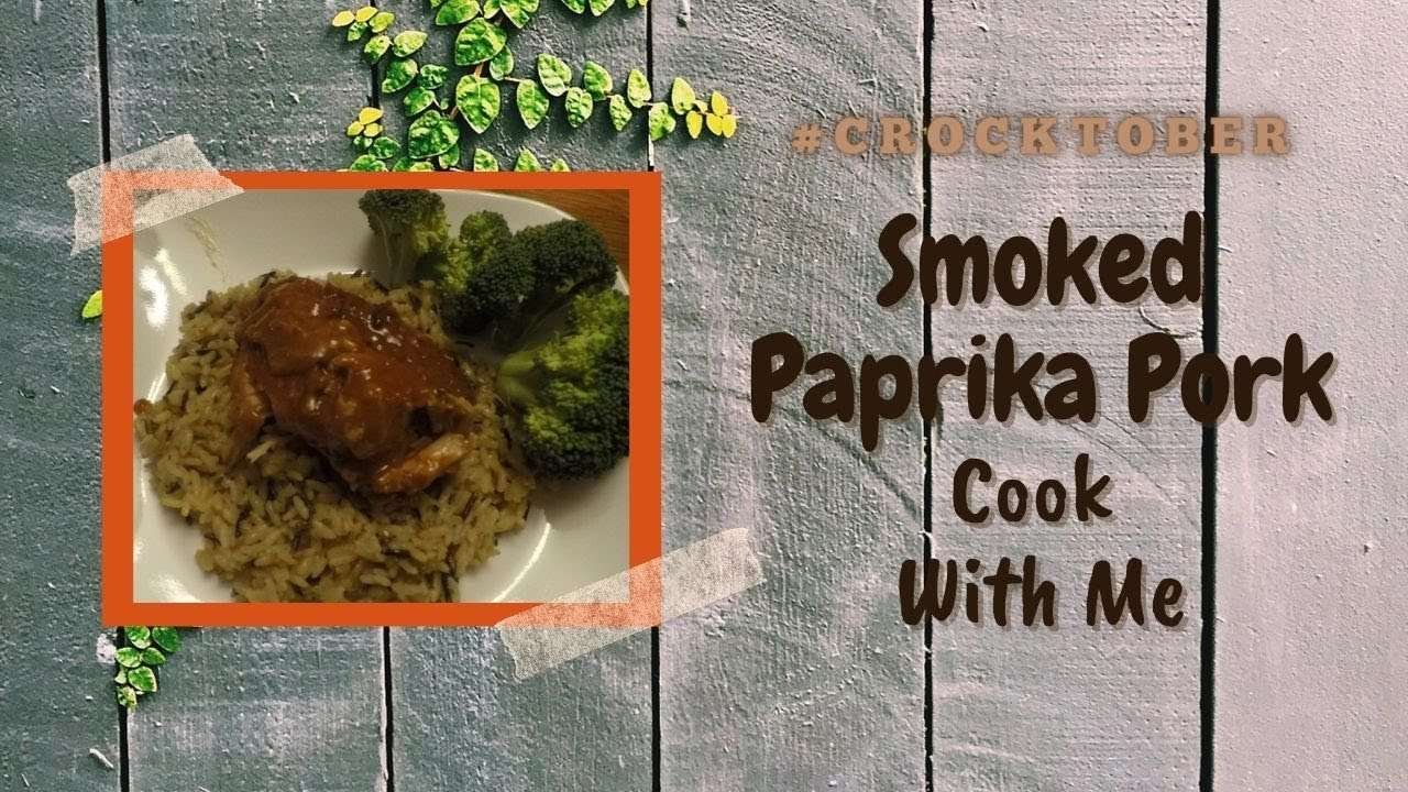 Smoked Paprika Pork in a Slow Cooker #crocktober