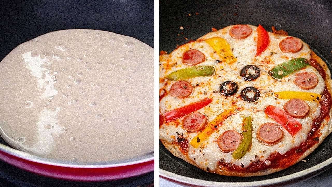 Pizza Pancake Recipe in 10 Minutes | How to Make Pizza Pan Cake Without Oven | Toasted
