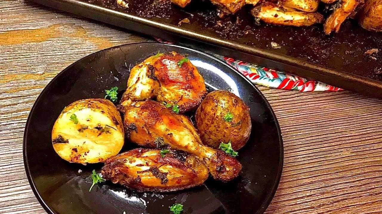 Easy to make Roasted Chicken and Potatoes Recipe