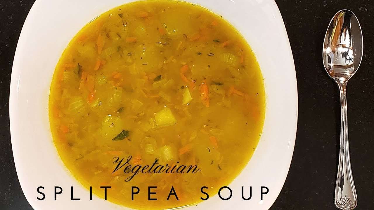 Vegetarian Split Pea Soup Recipe – No Blender Required!