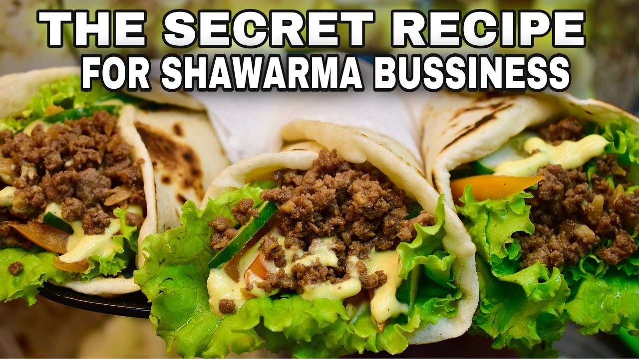 SHAWARMA | SECRET RECIPE FOR NEGOSYO with COSTING | HOMEMADE GARLIC SAUCE & HOMEMADE PITA BREAD