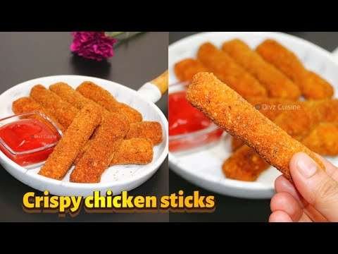 Crispy Chicken Sticks ||Crunchy Chicken Fingers||Easy Chicken Snacks Recipe||Chicken Sticks||Ep: 108