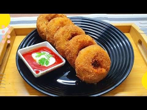 #Onion Chicken Cheese Rings by #Alizah Vlogs