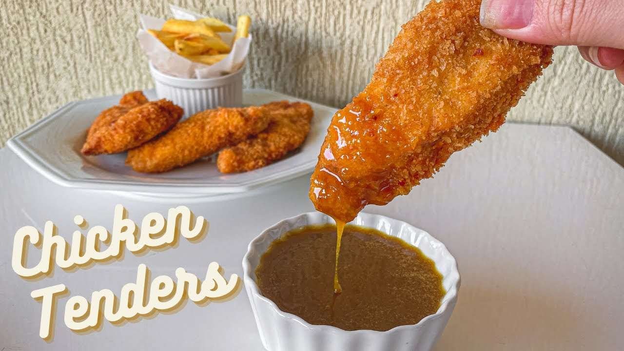 Easy Homemade Chicken Tenders | Crispy Juicy Fried Chicken Recipe | Receita de Frango Frito Caseiro