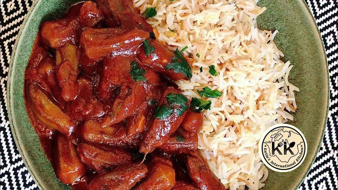 Syrian Okra Stew with Rice