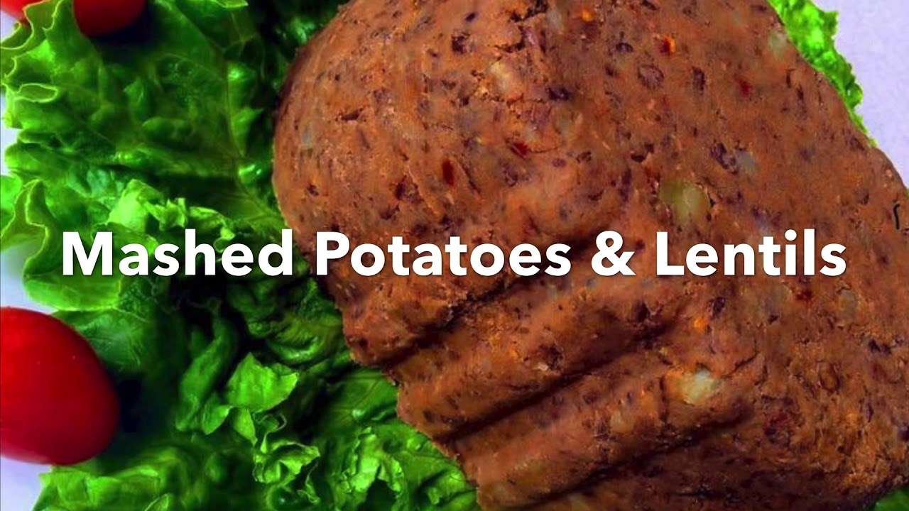Mashed Potatoes & Lentils|From Cameroonian Mashed Beans and potatoes