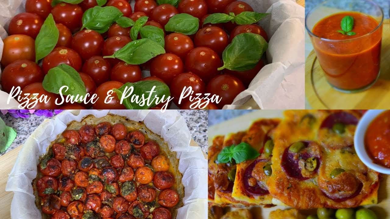 #EasyPizzaSauce Easy way to make Cherry Tomatoes Pizza Sauce #pizzasaucerecipe #italian #tomatosauce