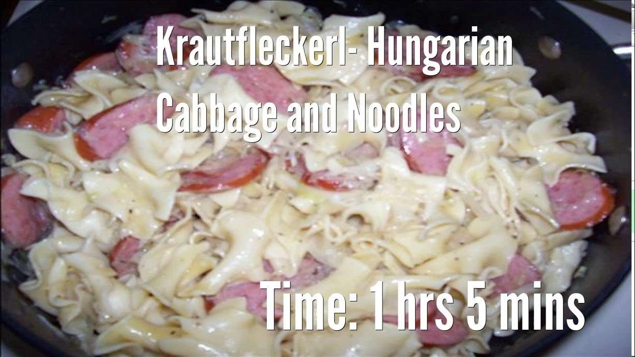 Krautfleckerl- Hungarian Cabbage and Noodles Recipe