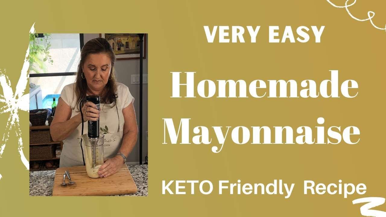Homemade Mayonnaise, KETO Recipe I Receta Mayonesa Casera