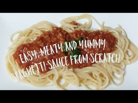 How to cook Easy, Meaty and yummy Spaghetti sauce from scratch