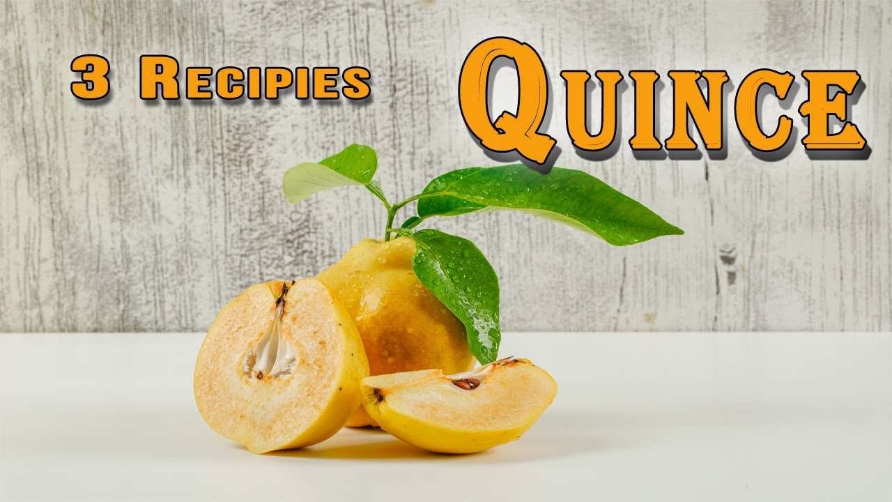 3 GREAT autumn recipes with QUINCE.