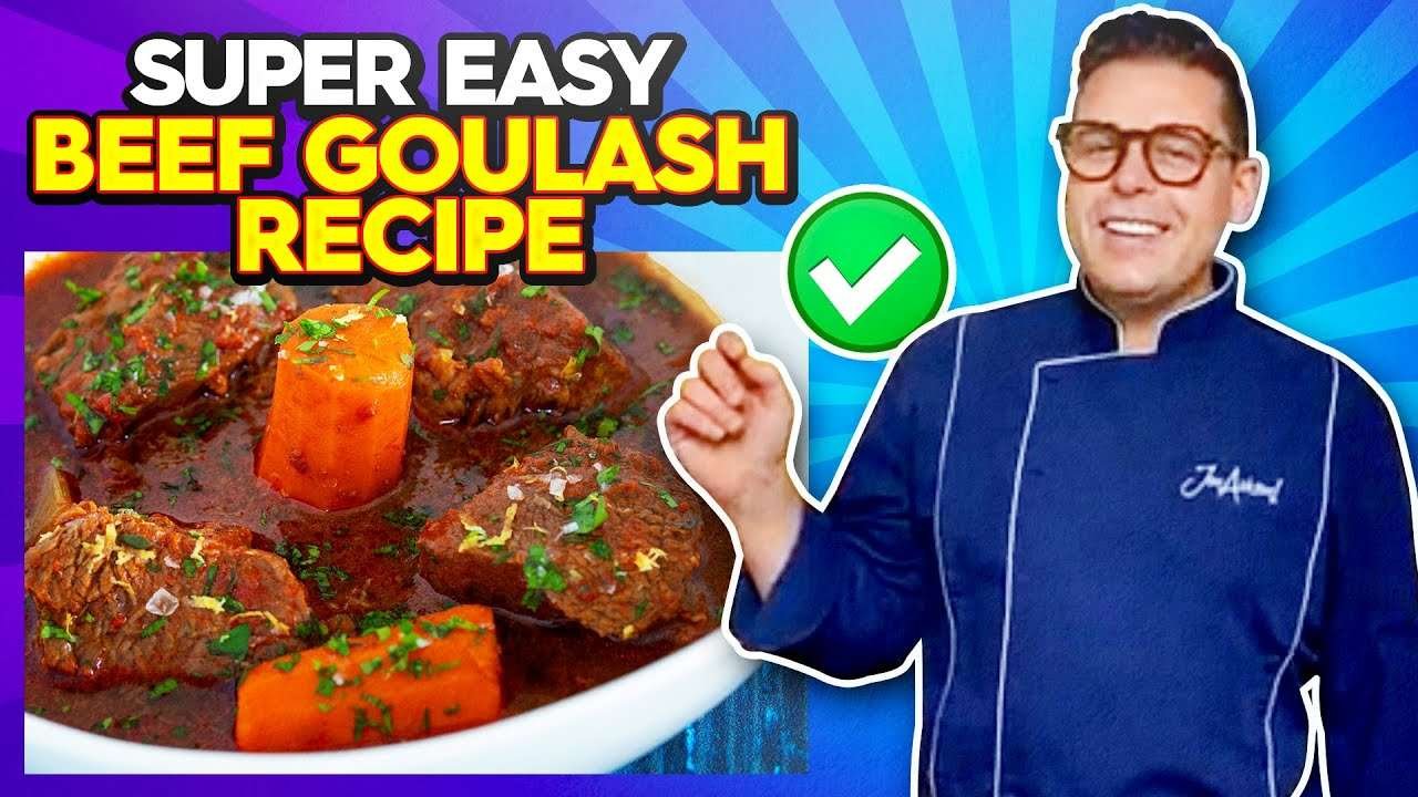 BEEF GOULASH RECIPE: How To Make This Super Tasty Hungarian Stew | CHEF JON ASHTON