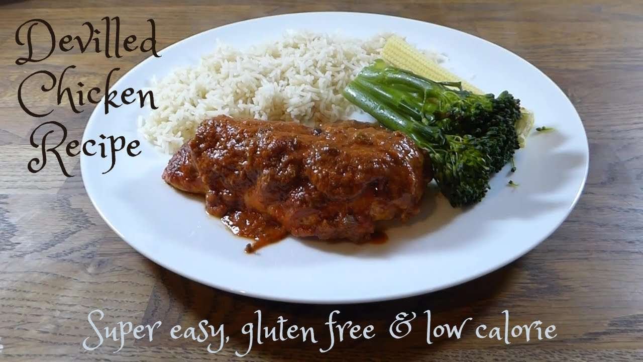 DEVILLED CHICKEN RECIPE | SUPER EASY | GLUTEN FREE AND LOW CALORIE COOK WITH ME