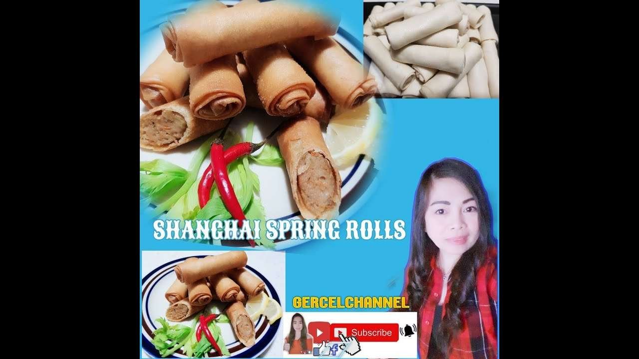 #GERCELCHANNEL  | SHANGHAI SPRING ROLLS |  HOW TO MAKE SPRING ROLLS
