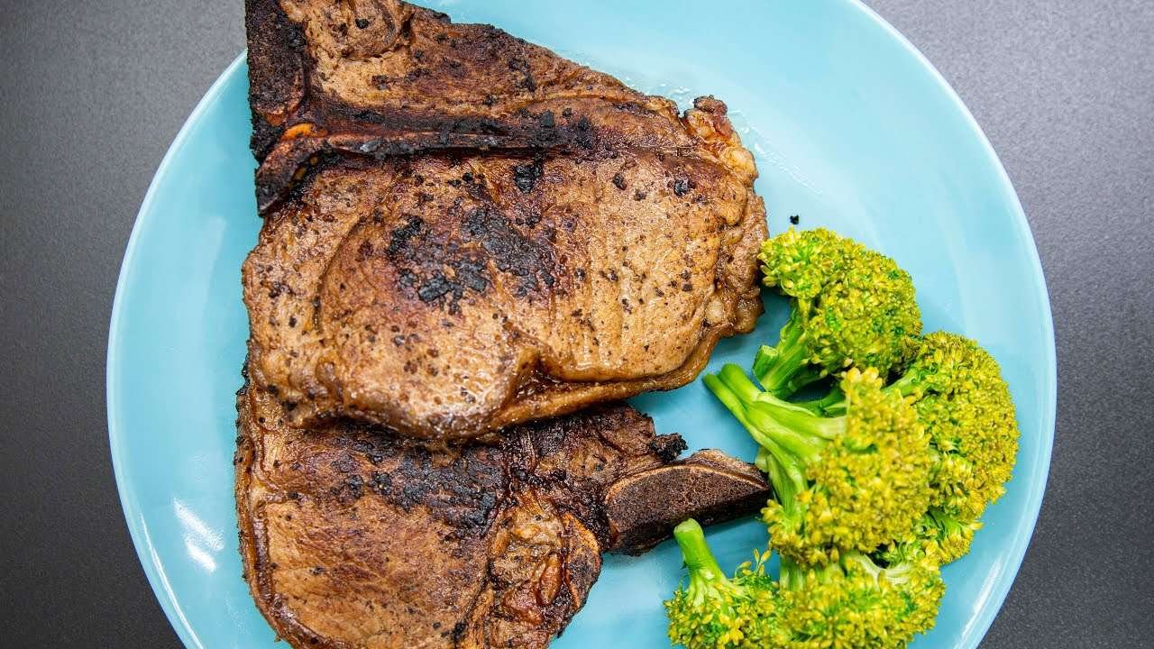 T-bone Beef Steak With Mushroom Sauce Recipe