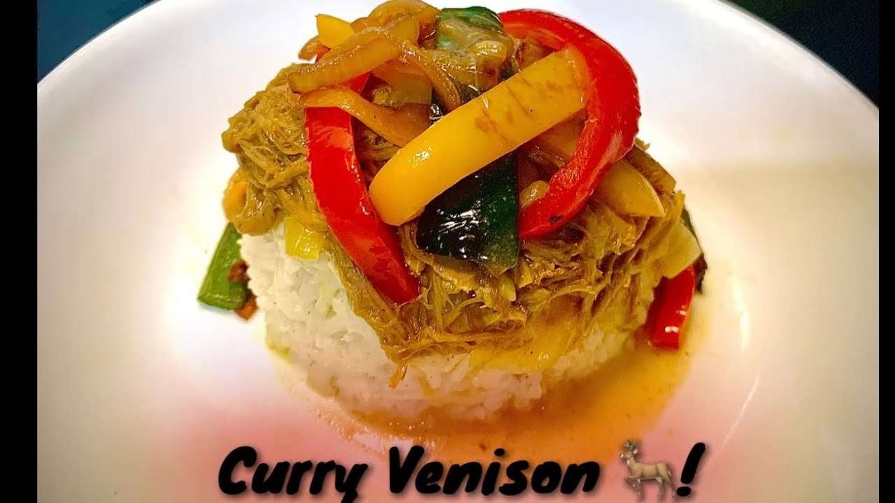 Curry Venison & Rice! #venison #curry #outdoors #hunting #headtotailbbq
