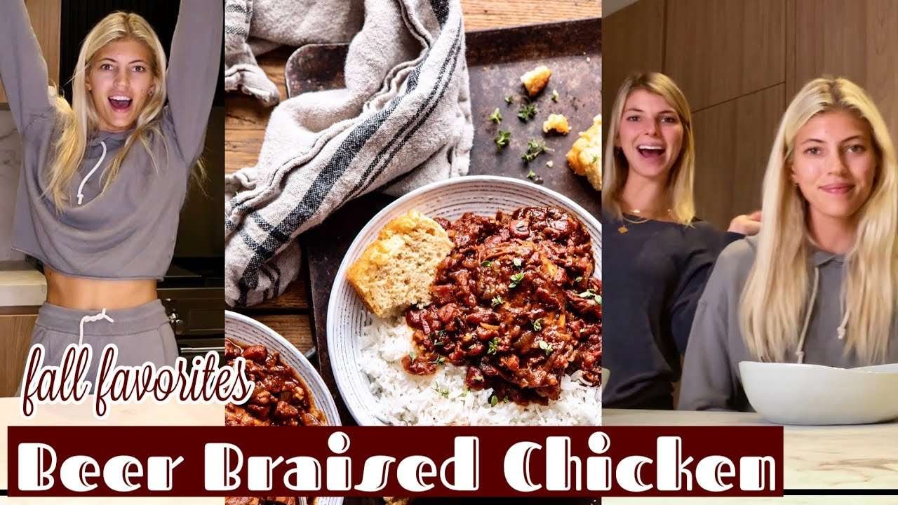 Fall Favorites | Healthier 30 Minute Beer Braised Chicken | Devon Windsor