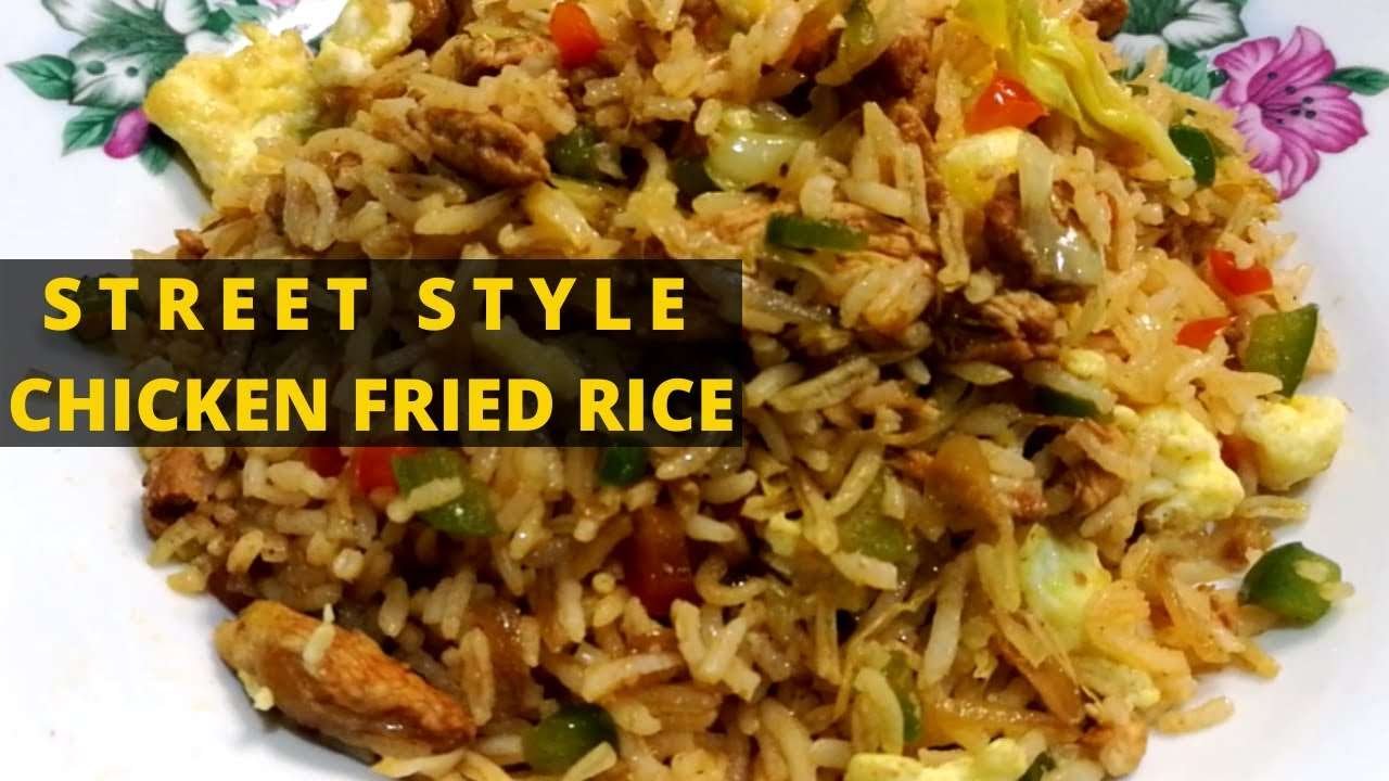 STREET STYLE CHICKEN FRIED RICE | QUICK & EASY FRIED RICE | RESEPI NASI GORENG |