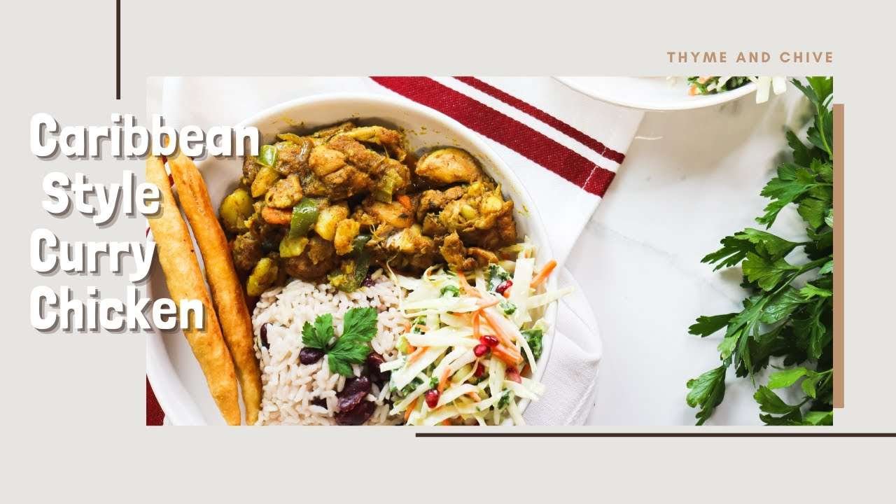 EASY JAMAICAN CURRY CHICKEN |CARIBBEAN STYLE CURRY CHICKEN |EASY CURRY CHICKEN RECIPE | COOK WITH ME