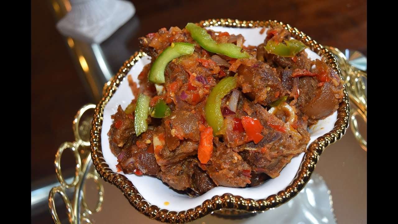 Easy Goat Meat ASUN Recipe || Cooking with CHISOM HARRIET ||