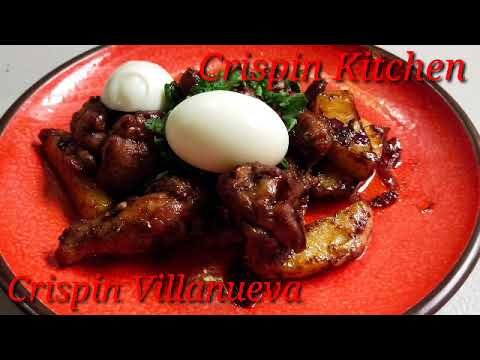 Adobong Chicken lemon with hard boiled egg#Crispin'sKitchen#CrispinVillanueva