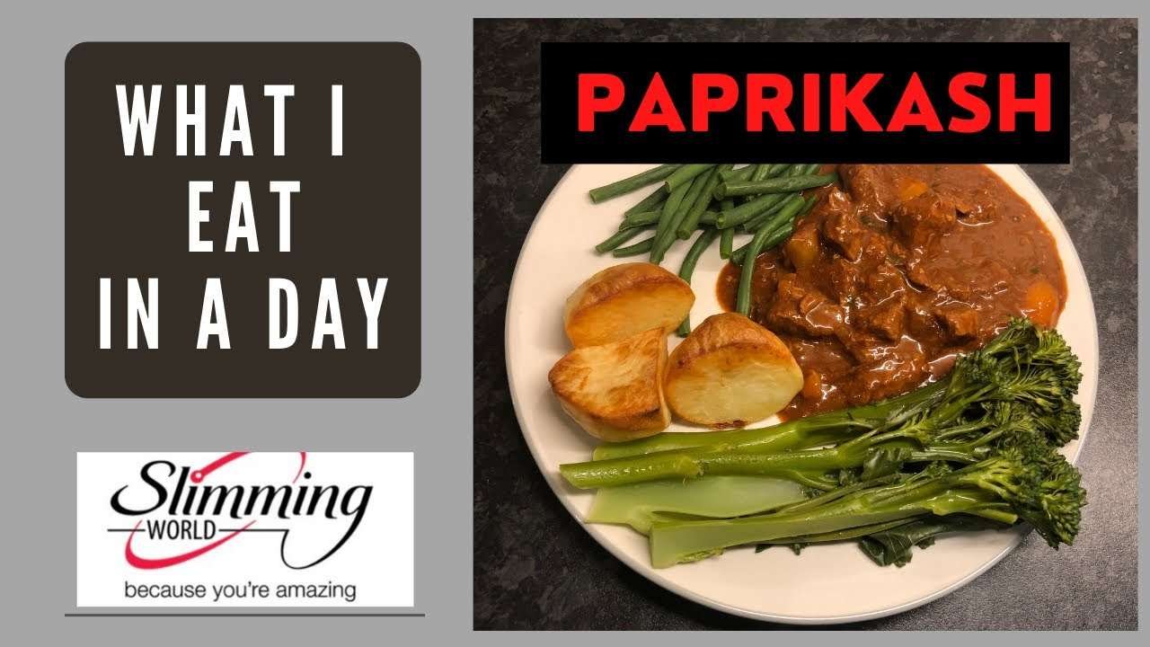 Slimming World What I eat in a day to lose weight | Beef Paprikash