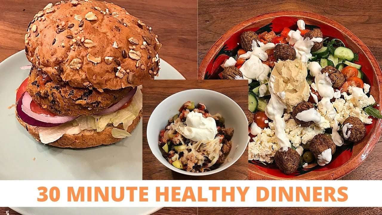 30 Minute Dinner Recipes | Healthy | Vegetarian Options | Easy