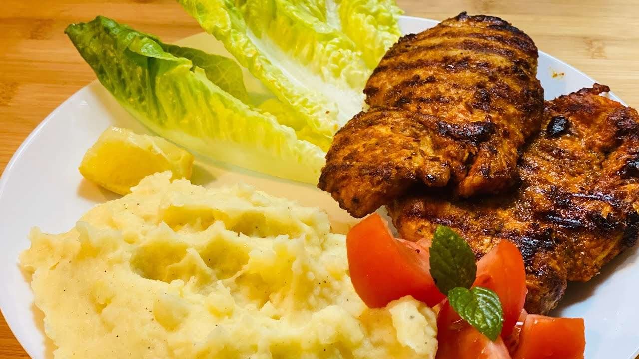 Chicken Steak and mash| Easy Chicken Steaks| Chicken Steak recipe