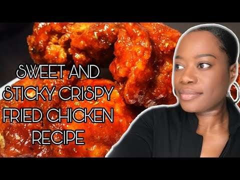 Sticky Garlic and Honey FRIED CHICKEN RECIPE