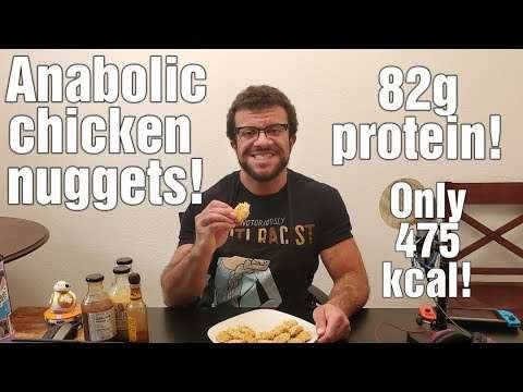 Anabolic Chicken Nuggets! Low fat high protein! Only 475 calories!