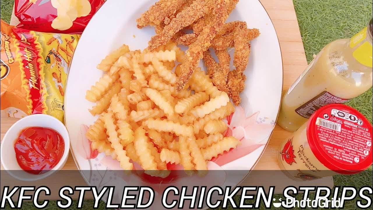 KFC style chicken recipe | chicken tenders homemade | super easy & crispy | easy recipe at home