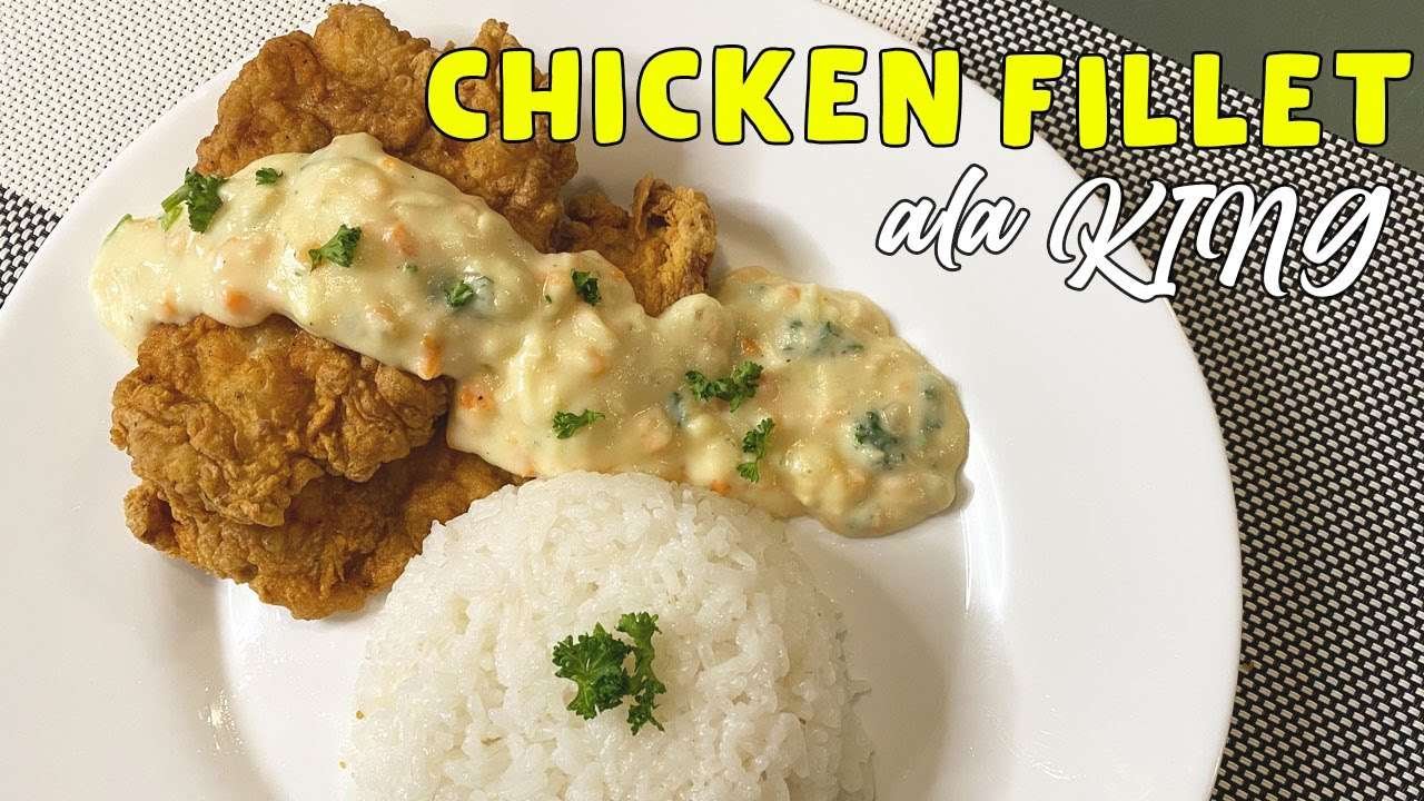CRISPY CHICKEN FILLET ALA KING – NO BREAD CRUMBS! | SARAH V.