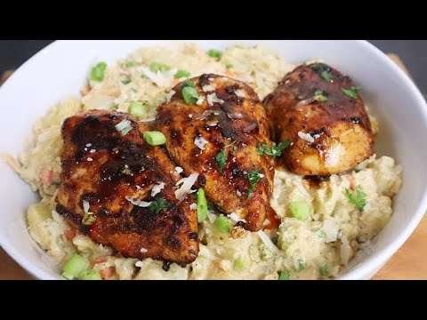 JERK CHICKEN POTATO SALAD | MUST TRY | BEST POTATO SALAD