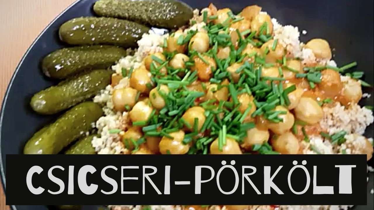 Csicseri-pörkölt | Hungarian style chickpea dish