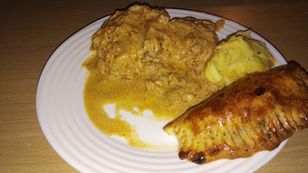 Hungarian pork chops with my home made cornish pasty my way